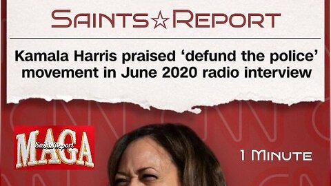 Kamala: "DEFUND THE POLICE"