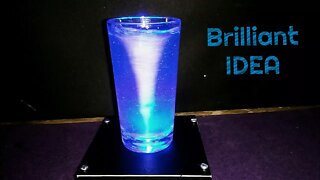 How to Make a Tornado in a Glass or Bottle - Home Decor​ Life Hack