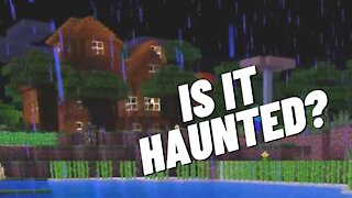 Minecraft Haunted House Tour and Abandoned Village Exploration | Let's Play Episode 6