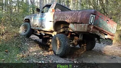 Took a quick trail ride looking for some rocks to play on!