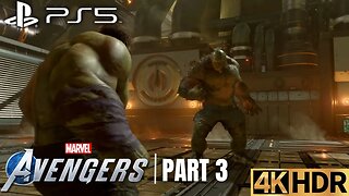 The Abomination | Marvel's Avengers Gameplay Walkthrough Part 3 | PS5, PS4 | 4K HDR (No Commentary)