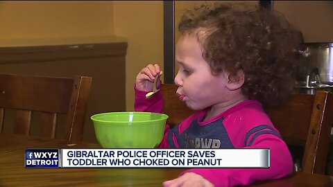 Gibraltar police officer hailed as a hero after saving life of 2-year-old girl