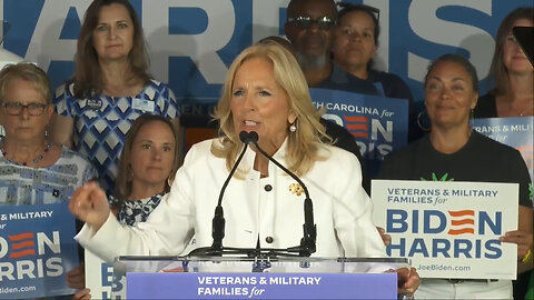 Jill Biden Says She's 'All In' On Biden Re-Election