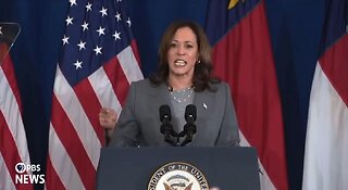 Kamala Harris Claims Trump Should Be Disqualified For Running For President
