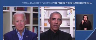 Obama joins Biden for fundraiser