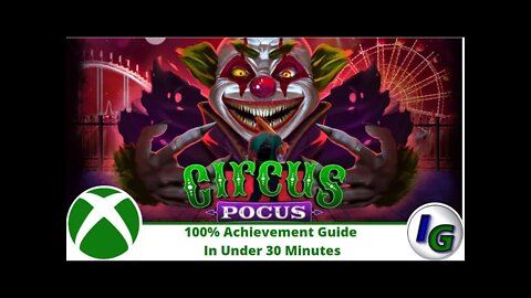Circus Pocus 100% Achievement Guide in under 30 Minutes on Xbox + Random Code Drop in description