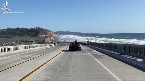 Driving Off Into California Sunset Like A Boss