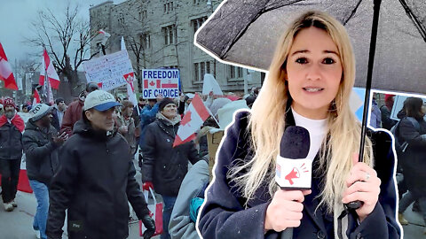 'Without freedom, it’s not a country anymore': Anti-mandate protesters go on speaking out in Toronto