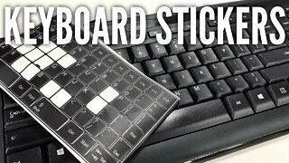 How to fix worn letters on a keyboard