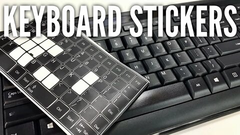 How to fix worn letters on a keyboard