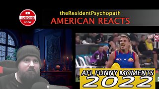 American Reacts to AFL FUNNY MOMENTS 2022