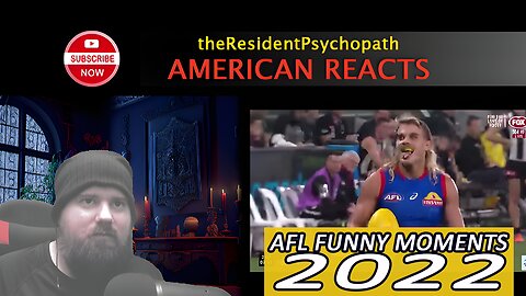 American Reacts to AFL FUNNY MOMENTS 2022