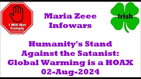 Maria Zeee on Infowars Humanity's Stand Against the Satanists 02-Aug-2024