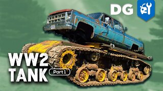 We Bought a Squarebody swapped WW2 Tank | #Shermanator [EP1]