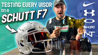 What Visors Fit a Schutt F7 VTD?? Visor Installation and Fit Test