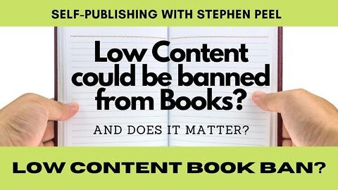 Low Content books banned from Amazon Books, and does it really matter?