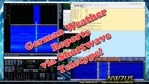 German Teletype (RTTY) Weather on HF (Shortwave) Radio - DDH9 - 20240623 22:33UTC
