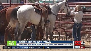 Rodeo rides into town at the Kern County Fair