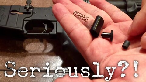 How to install a California bullet button (magazine lock) on an AR-15 223 5.56