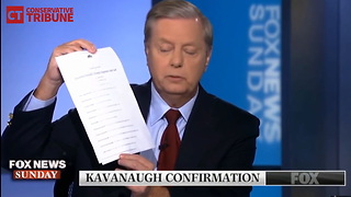 Lindsey Graham Pulls Out Piece Of Paper, Issues Incredible Challenge To Chuck Schumer