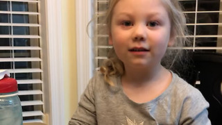 A Little Girl Doesn't Quite Understand How Gender Reveal Cakes Work