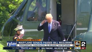 Bill requiring Presidential hopefuls turn over tax returns clears MD Senate