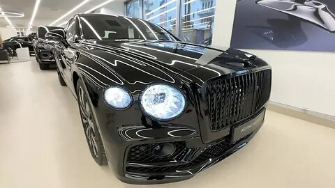 Stunning Bentley Flying Spur W12 four seater at Bentley Stockholm Automotion [4k t0p]