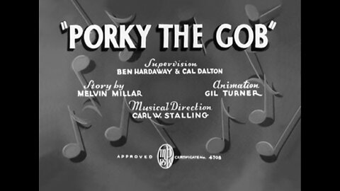 1938, 12-17, Looney Tunes, Porky the GOB