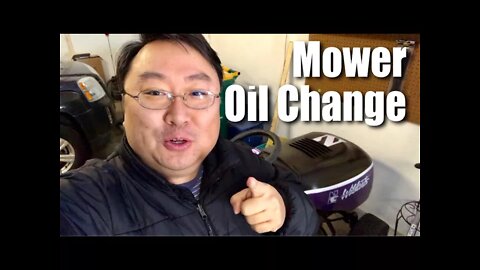 How to change the oil in a riding lawn mower