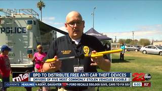 BPD to distribute hundreds of free anti-car theft devices