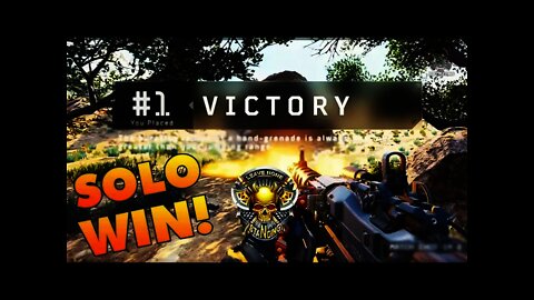 Black Ops 4 BLACKOUT - My First Solo WIN! (Boats, Helicopters, Zombies, Ray Gun, & More!)