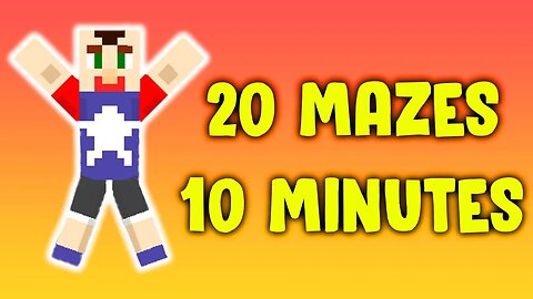 20 Mazes In 10 Minutes In Minecraft
