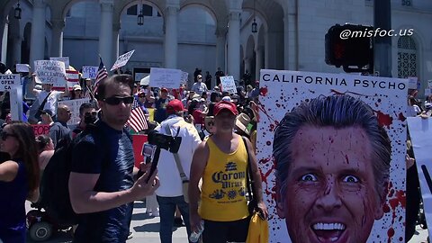 Patriots are pissed! #openCALIFORNIA Los Angeles rally Mayday