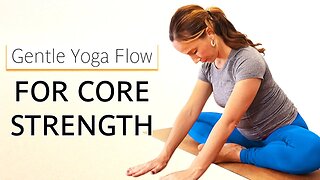 20 Minute Yoga Beginners Core Strength & Balance | Pregnancy Yoga Perfect for Beginners w/ Tessa
