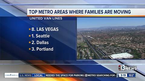 Las Vegas named as top metro area to move to