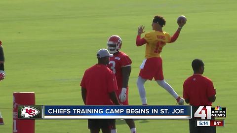 Chiefs training camp begins in St. Joe