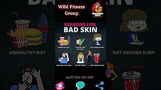 🔥Reasons for bad skin🔥#shorts🔥#wildfitnessgroup🔥1 April 2023🔥