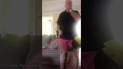 Dad Shows Off His Disc Golf Belt, Breaks The TV