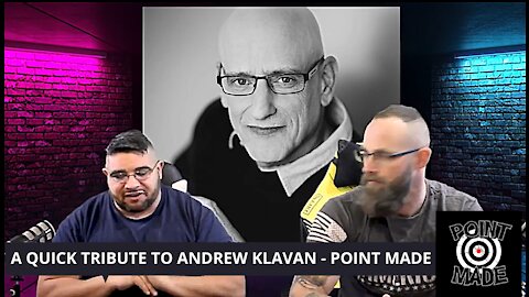 A quick tribute to ANDREW KLAVAN-POINT MADE STYLE