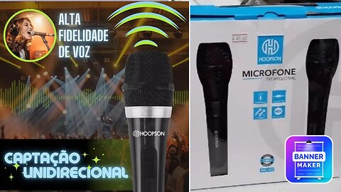 Review Microfone Hoopson Mic 003 duplo Barato 🤔