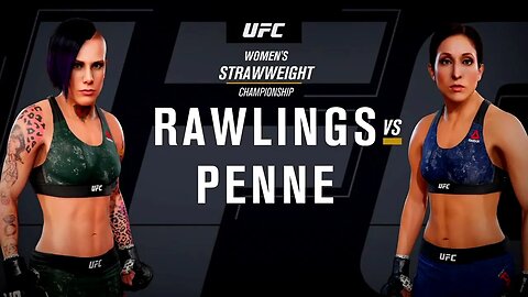 EA Sports UFC 3 Gameplay Jessica Penne vs Bec Rawlings