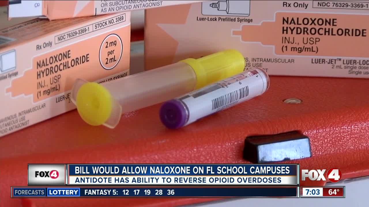 Senate passes bill to allow naloxone in Florida schools to combat opioid overdoses