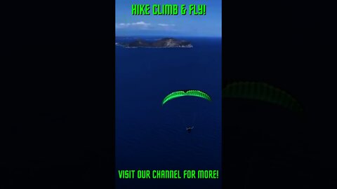 Hike, Climb & Fly! Amazing #Shorts #Youtube+Shorts #ExtremeSports #Shorts+ #HangGliding #Paragliding