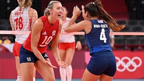 #paris2024 : INCREDIBLE MATCH USA vs Poland Women's Volleyball