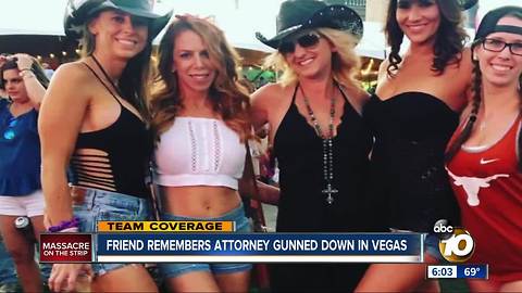 Friend remembers Attorney gunned down in Vegas