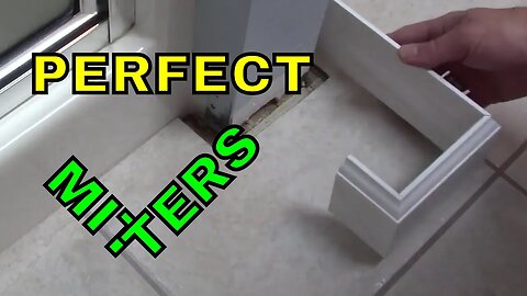 Molding tips and tricks - easy way to bisect angles to cut and install corner molding