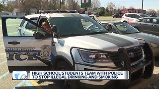 High school students team with police to stop illegal drinking and smoking