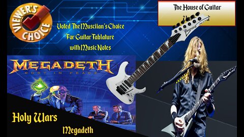 Megadeth - Holy Wars (Guitar Tablature/Lesson)