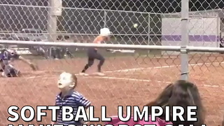 Softball Umpire Makes Worst Call You've Ever Seen