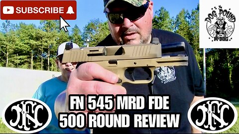 FN 545 MRD FDE 45 ACP 500 ROUND REVIEW!